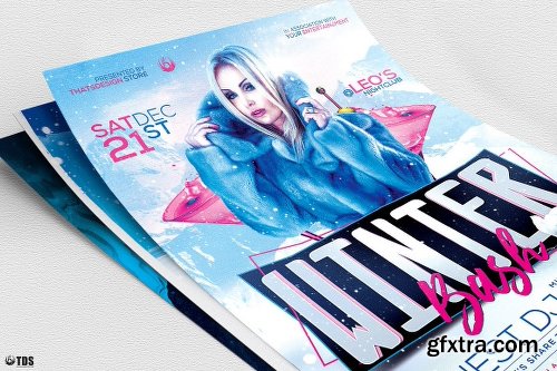 CreativeMarket Winter Bash Flyer Bundle 2012118