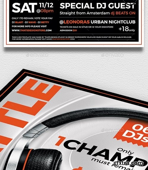 GraphicRiver - DJ Battle Flyer Template V5 17520745