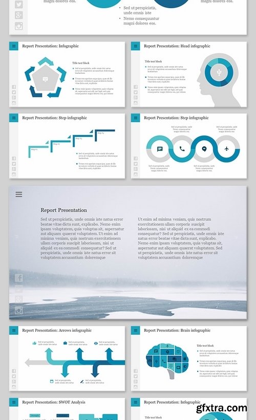 GraphicRiver - Report PowerPoint 14343336