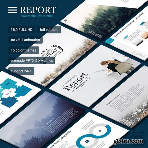 GraphicRiver - Report PowerPoint 14343336