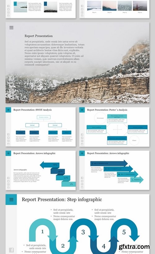 GraphicRiver - Report PowerPoint 14343336