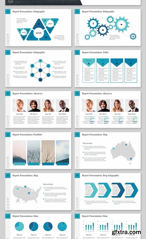 GraphicRiver - Report PowerPoint 14343336