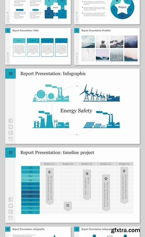 GraphicRiver - Report PowerPoint 14343336