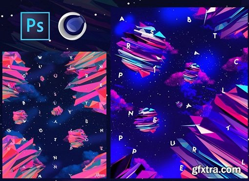 Create an Abstract Colorful Artwork Using Photoshop and Cinema4D