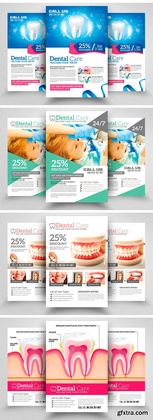 CM - 10 Dental Care Flyer Bundle Vol:01 2115770