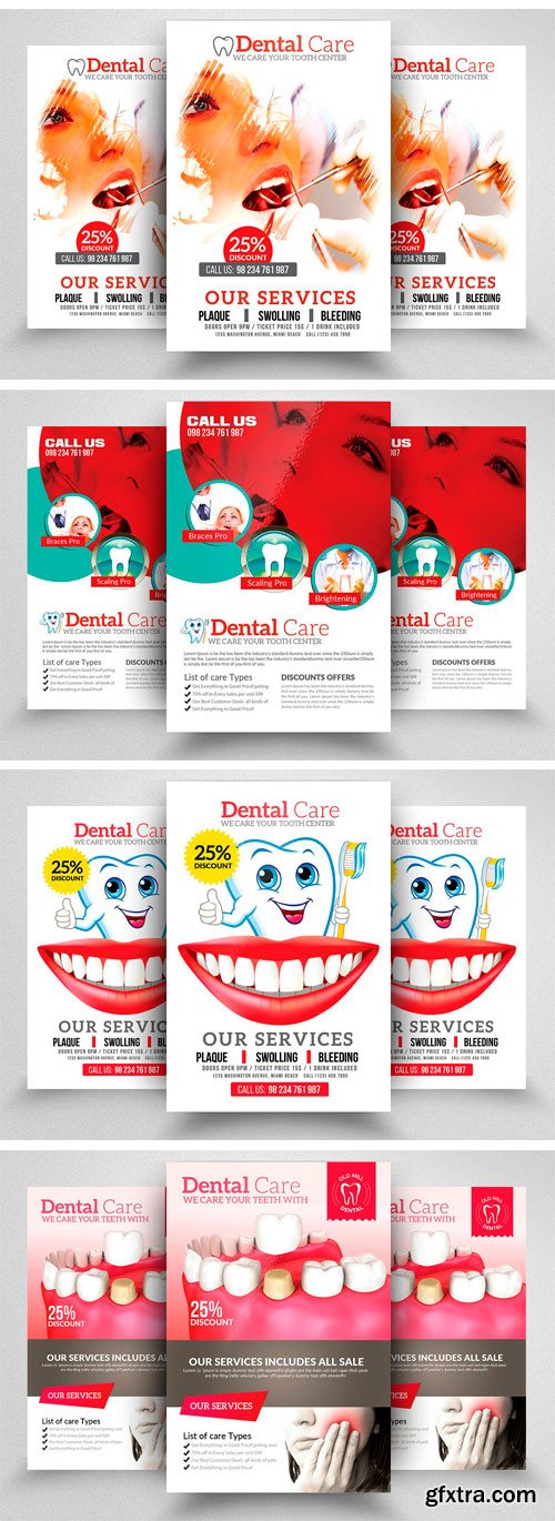 CM - 10 Dental Care Flyer Bundle Vol:01 2115770