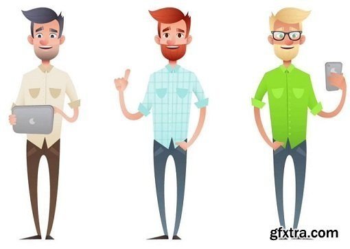 Tutsplus - Creating Male Cartoon Characters in Adobe Illustrator