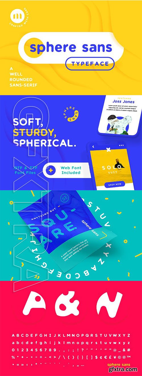 CreativeMarket - Sphere Sans Typeface 2141788