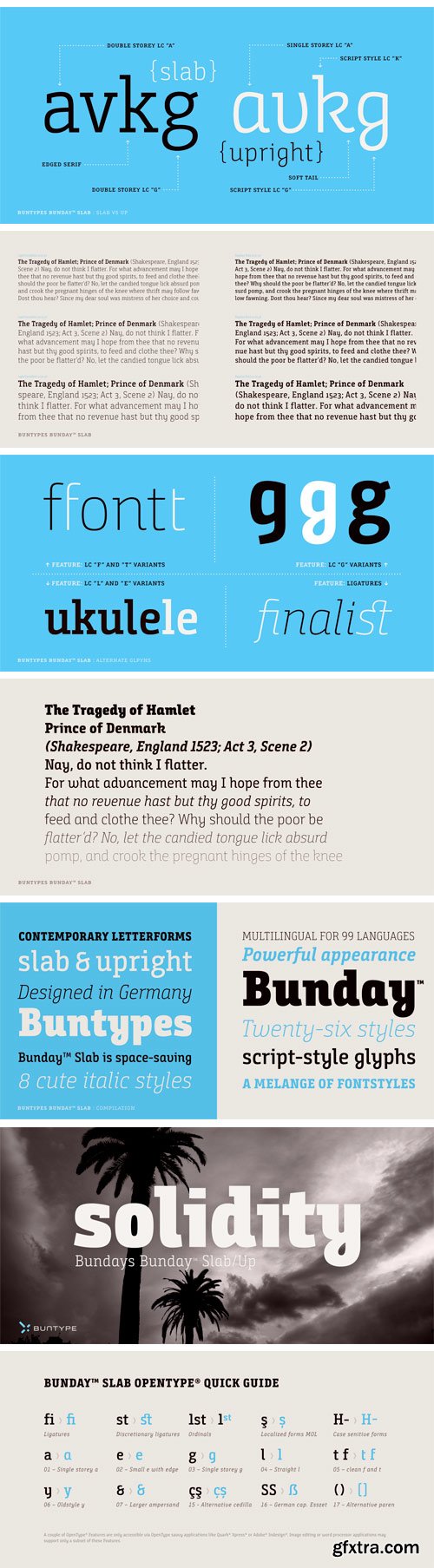 Bunday Slab Font Family