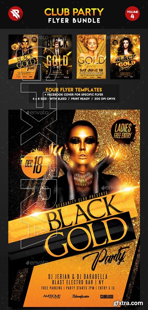 GraphicRiver - Club Flyer Bundle Vol.4 21133886