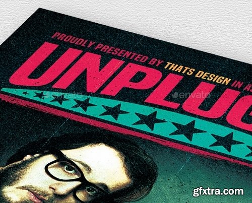 GraphicRiver - Concert Unplugged Flyer Template 17126143