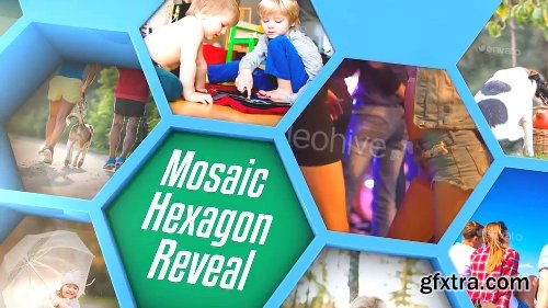 Videohive Mosaic Hexagon Reveal 19740371