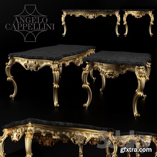 Tables Angelo Cappellini 3d Mdoel