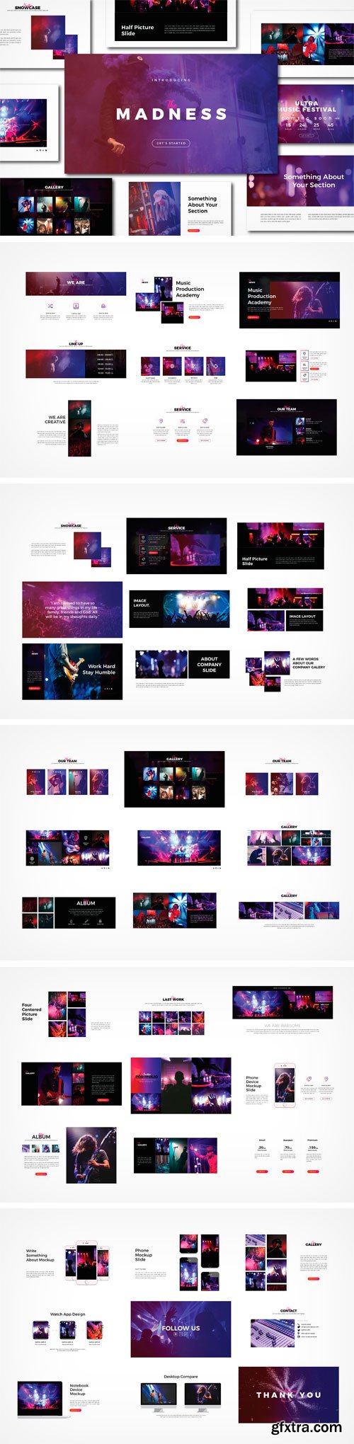 CM - Madness Powerpoint Template 2066359