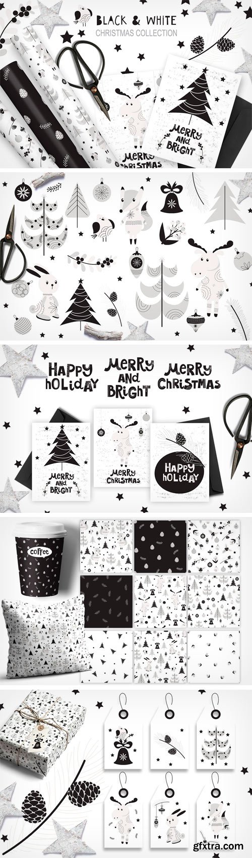 CM - White and Black Christmas Collection 2084449