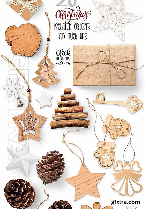 CM - Christmas isolated objects, mock ups 2118904