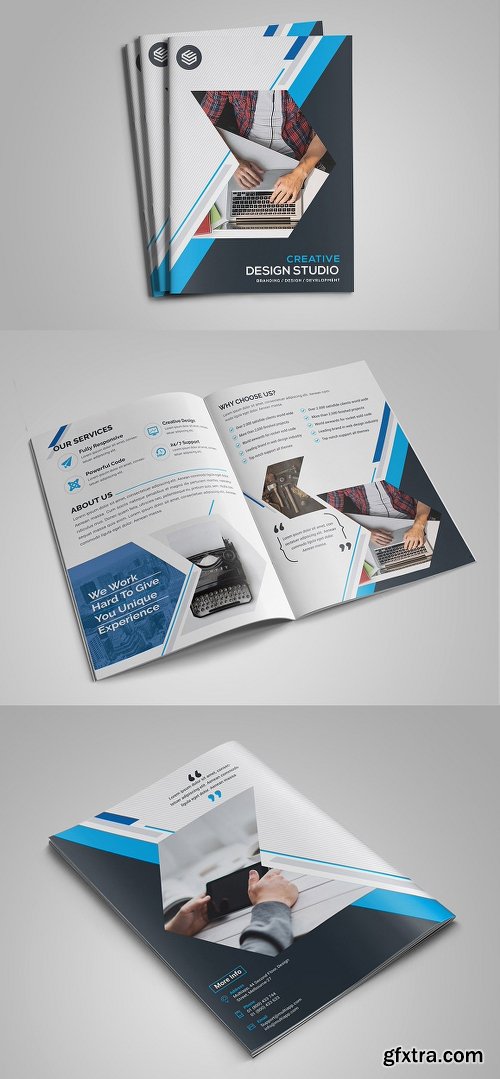 CreativeMarket 10 The Bi-Fold Brochure 2119245