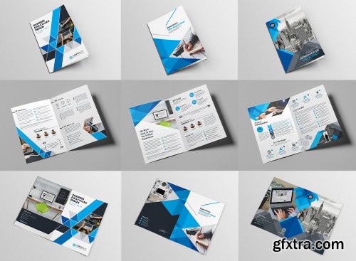 CreativeMarket 10 The Bi-Fold Brochure 2119245