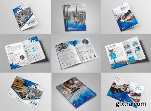 CreativeMarket 10 The Bi-Fold Brochure 2119245