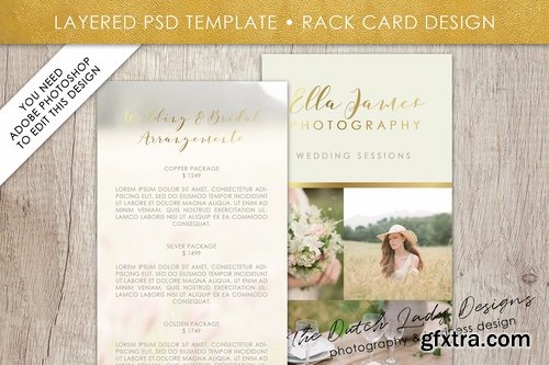 CM - PSD Photo Rack Card Template 2 2140389