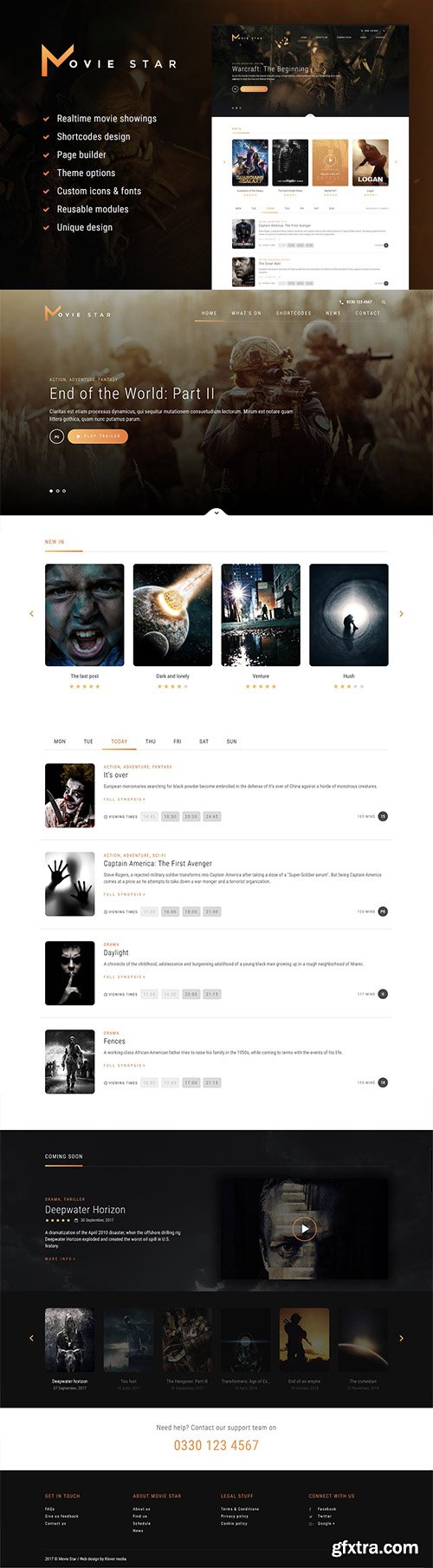 Movie Star v1.0 - Cinema WordPress theme - CM 2120693