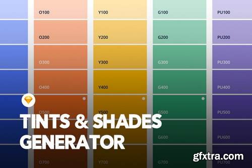 Color Tints & Shades Generator for Sketch