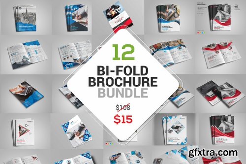 CreativeMarket 12 The Bi-Fold Brochure 2123380