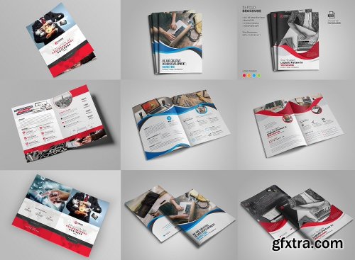 CreativeMarket 12 The Bi-Fold Brochure 2123380