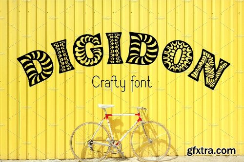 CreativeMarket Digidon Font 2027828