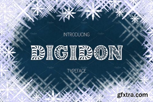 CreativeMarket Digidon Font 2027828