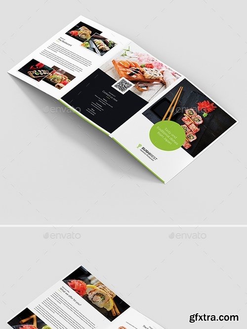 GraphicRiver - Brochure – Sushi Restaurant Tri-Fold A5 21135418