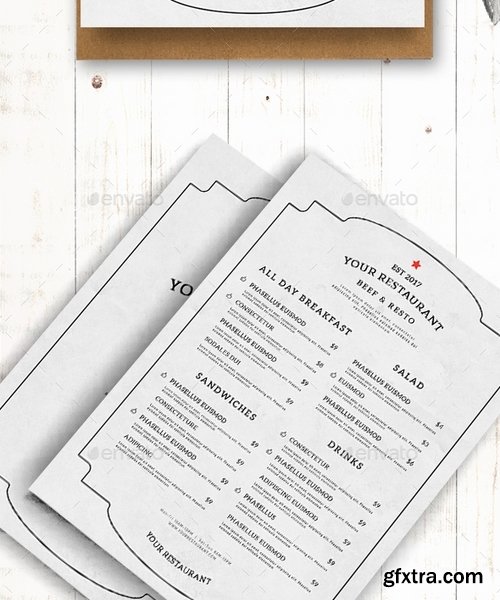 GraphicRiver - Restaurant Menu 21095984