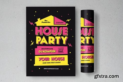 House Party Flyer