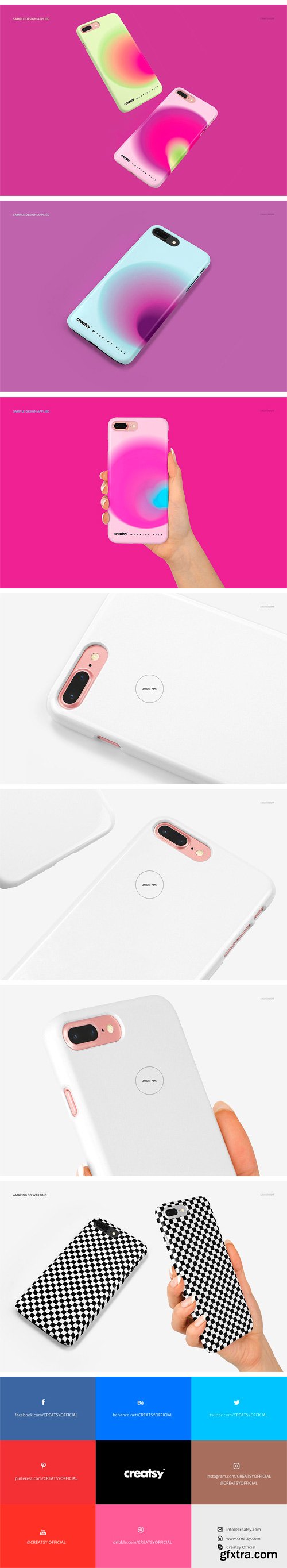 CM - iPhone 7+ Plastic Case Mockup Set 2068794