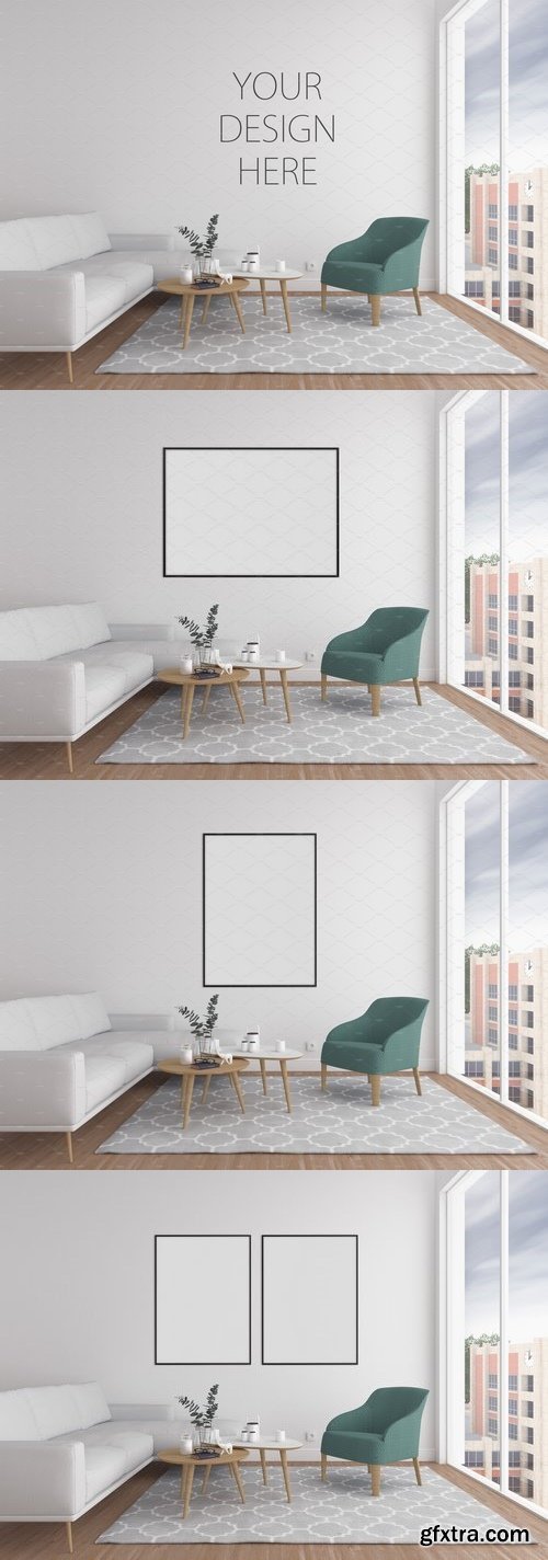 CM - Interior mockup - blank wall mock up 1930904