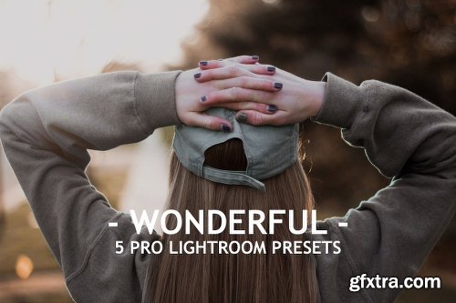 CreativeMarket WONDERFUL - 5 Lightroom Presets 2104526