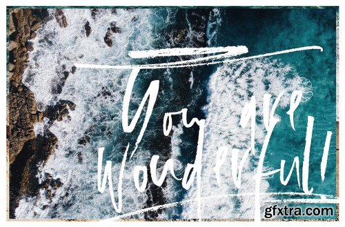 CreativeMarket Wanderlust Font Set 2123942