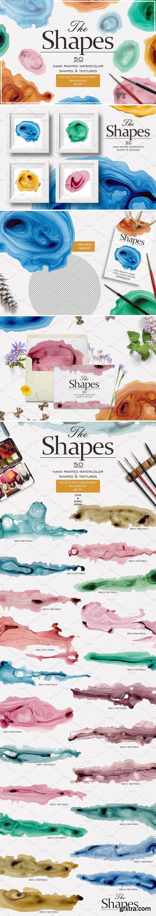CM - The Shapes (watercolor textures) 2069740