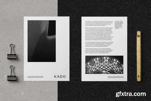 CreativeMarket K A D O Flyer Template 2014905