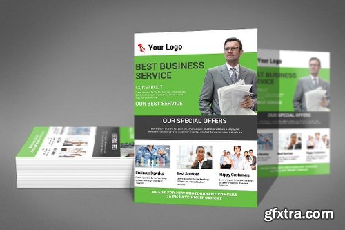 CreativeMarket Business Flyer Template 2014189