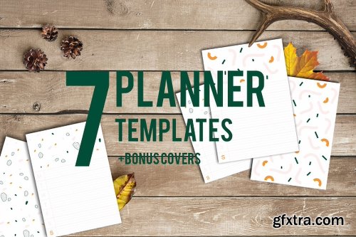 CreativeMarket Weekly planner 1993206