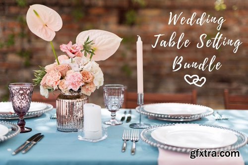 CreativeMarket Wedding Table Setting Bundle 1995003