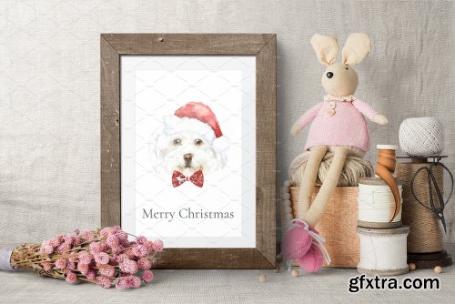 CreativeMarket Christmas Animals Dogs & Cats SALE 1955725