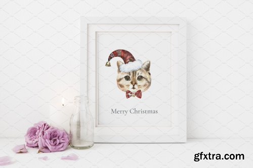 CreativeMarket Christmas Animals Dogs & Cats SALE 1955725