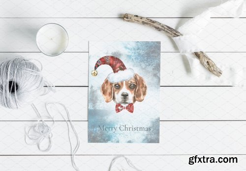 CreativeMarket Christmas Animals Dogs & Cats SALE 1955725