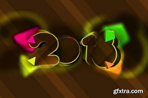 CreativeMarket 2018 New Year Social Media Cover Kit 2013760