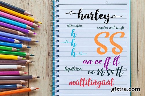 CreativeMarket Harley Script 2073226