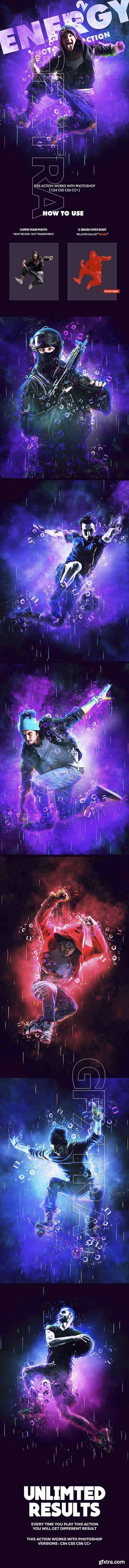 GraphicRiver - Energy 2 Photoshop Action 21122667