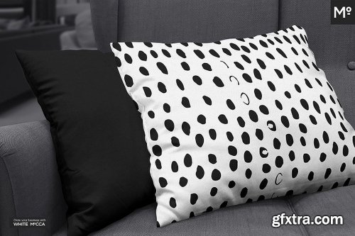 CreativeMarket Lumbar Pillow On Sofa Mock-Ups Set 2043839