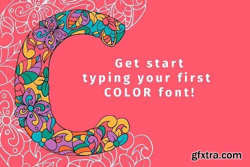 CreativeMarket Batik India Color Font 1903699